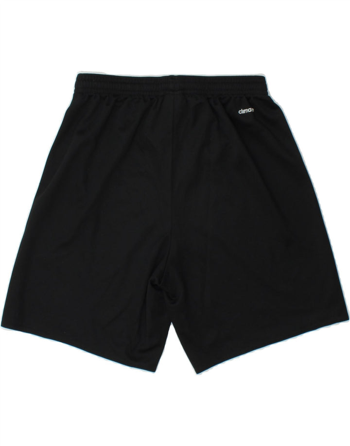 ADIDAS Boys Climalite Sport Shorts 13-14 Years  Black Polyester Vintage Adidas and Second-Hand Adidas from Messina Hembry 