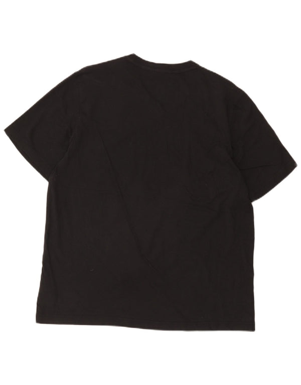 Ανδρικό T-Shirt Adidas Top μεγάλο μαύρο βαμβακερό