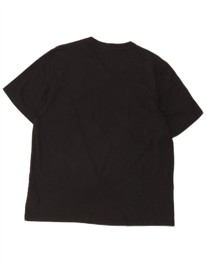 Ανδρικό T-Shirt Adidas Top μεγάλο μαύρο βαμβακερό