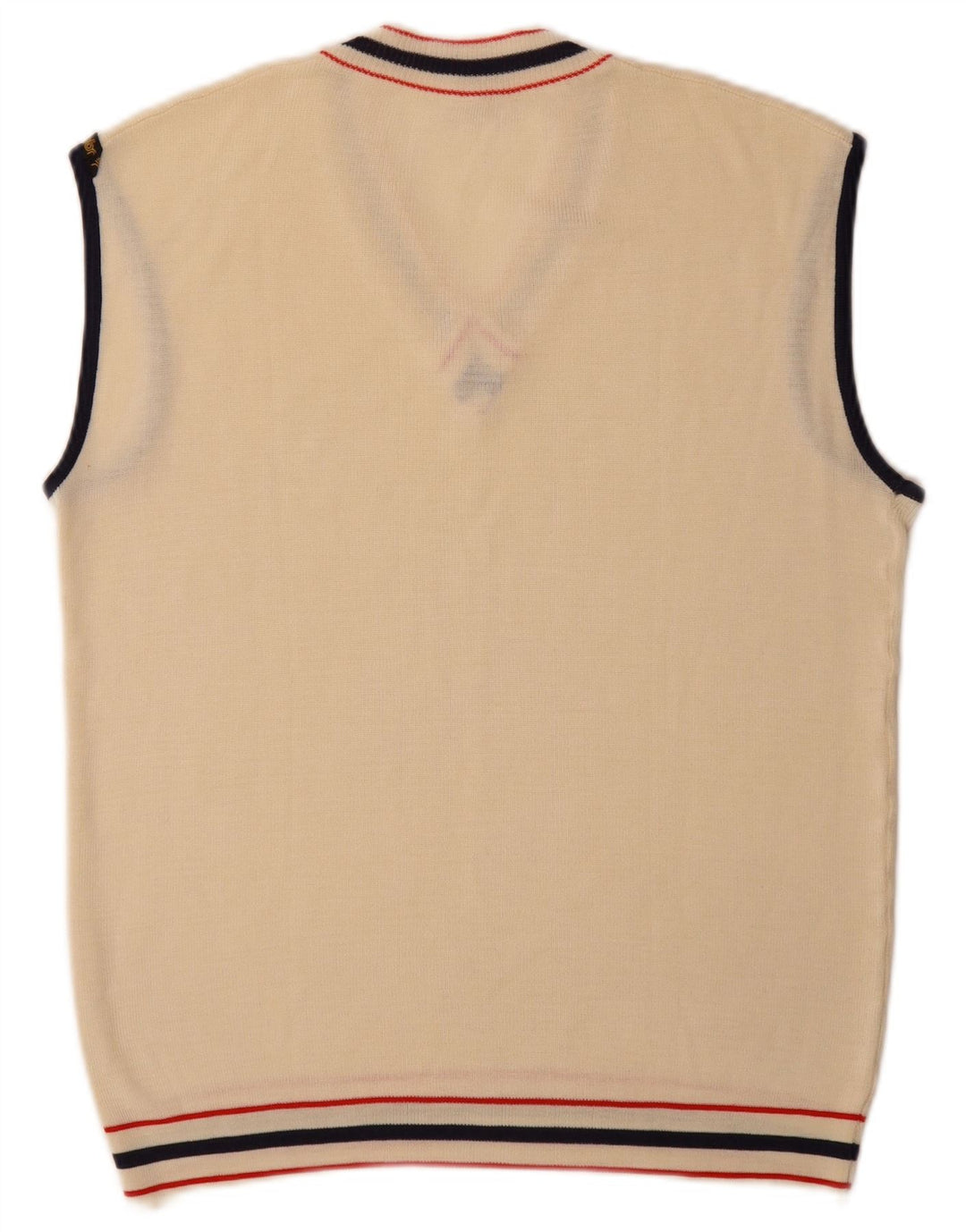 Vintage ανδρικό γιλέκο Tank Top Μικρό μπεζ ακρυλικό
