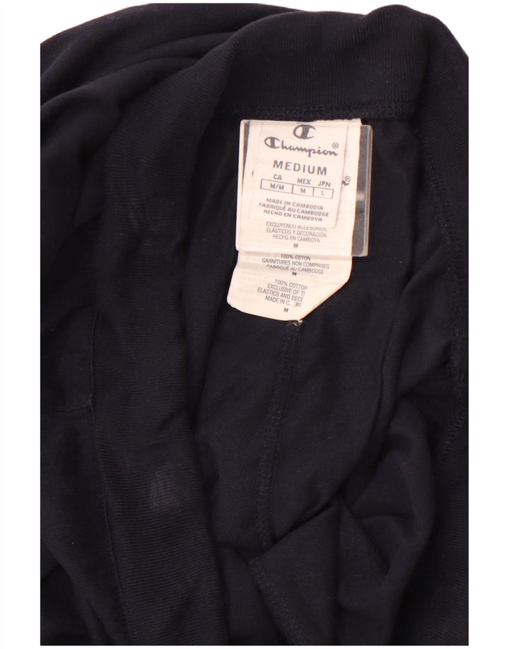 Γυναικεία αθλητική φόρμα CHAMPION Παντελόνι UK 14 Medium Navy Blue Cotton