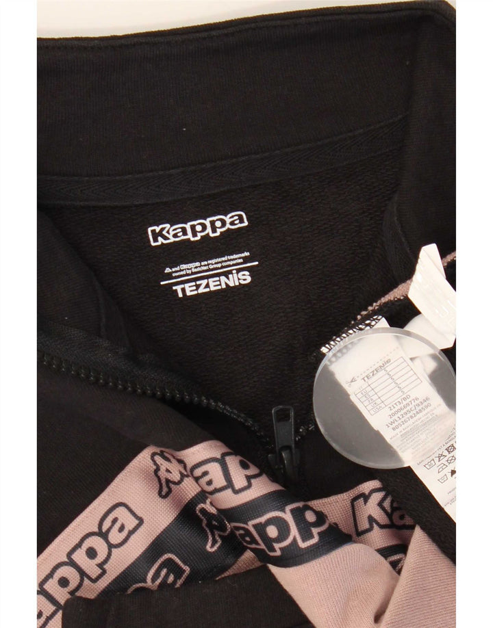 Kappa Γυναικείο Γραφικό Φούτερ Jumper UK 10 Small Black