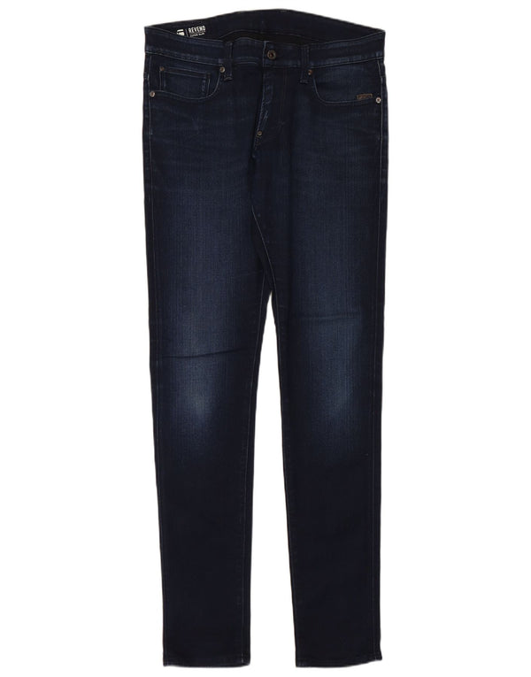 Ανδρικό τζιν G-STAR Revend Super Slim W33 L34 Navy Blue Cotton