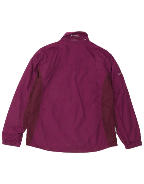 Mountain Warehouse Γυναικείο μπουφάν βροχής UK 16 Large Purple Colorblock Nylon