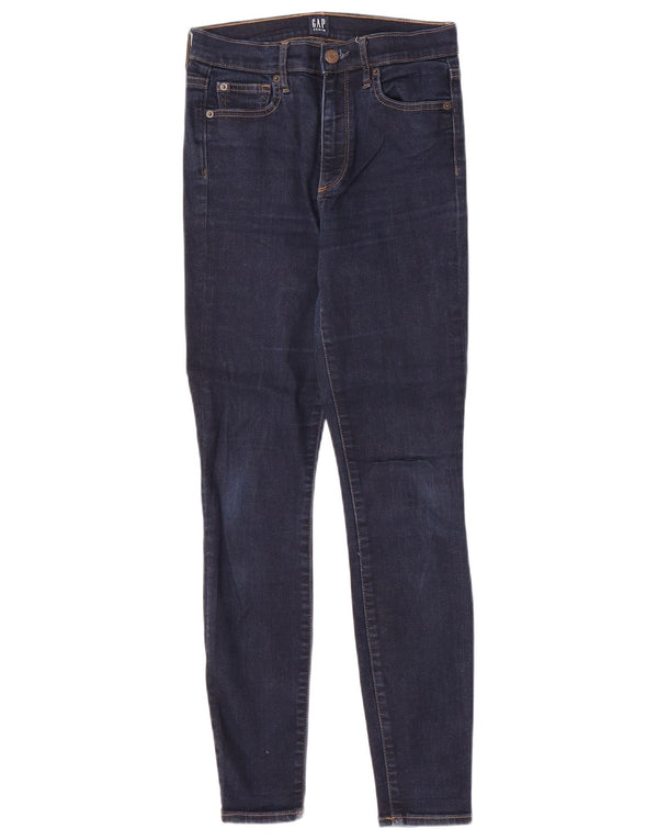 Gap Γυναικείο Skinny Jeans W26 L28 Navy Blue Cotton