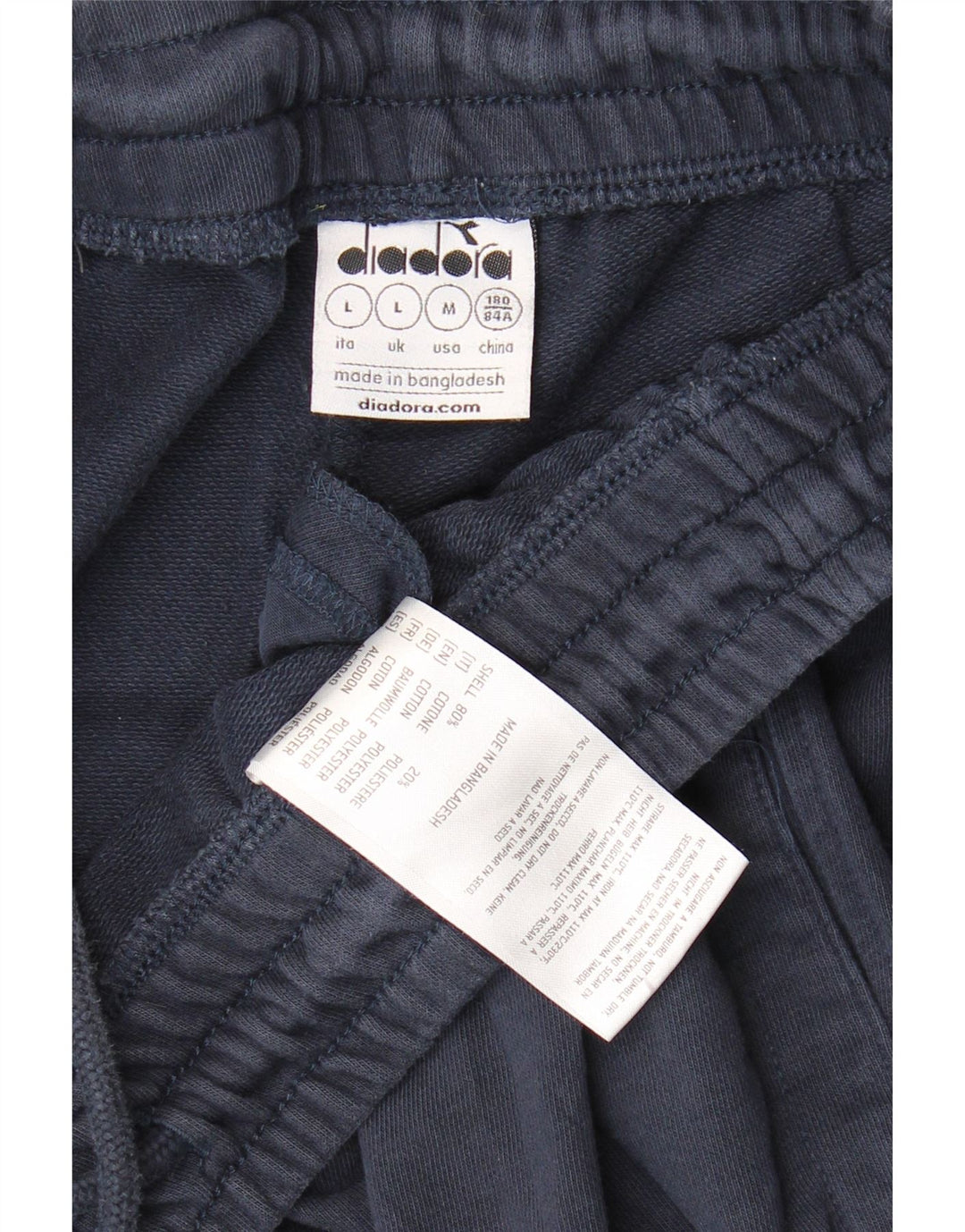 DIADORA Ανδρική αθλητική φόρμα Παντελόνι Joggers Μεγάλο Ναυτικό Μπλε Βαμβακερό