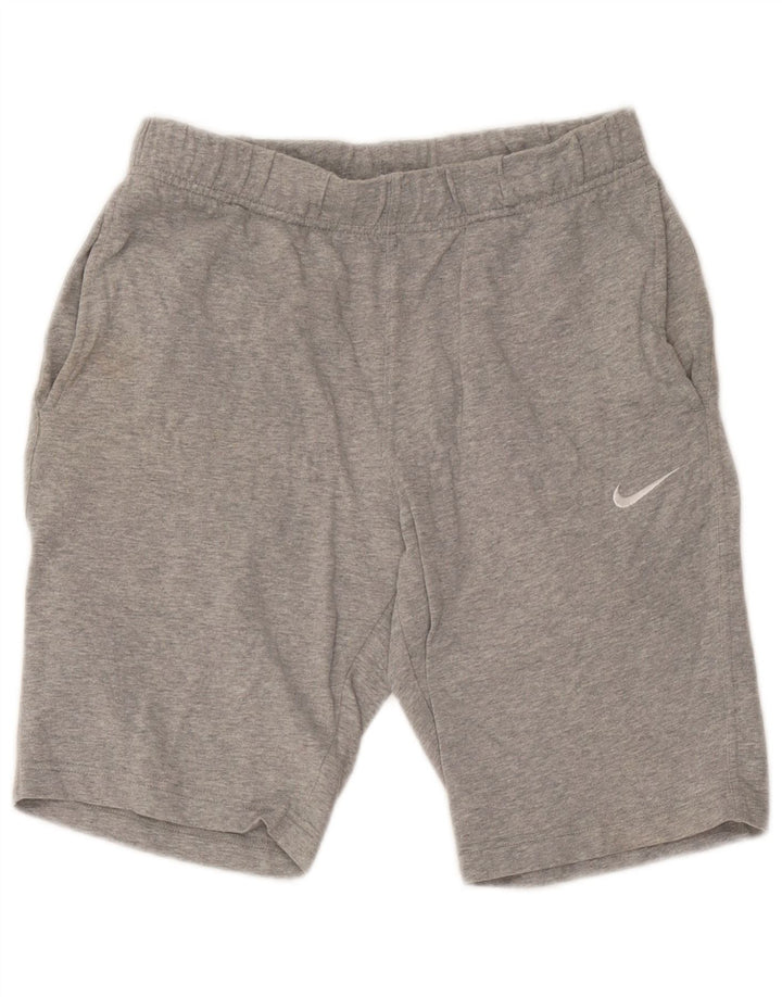 Ανδρικό σορτς Nike, casual, βαμβακερό σε γκρι μικρού μεγέθους