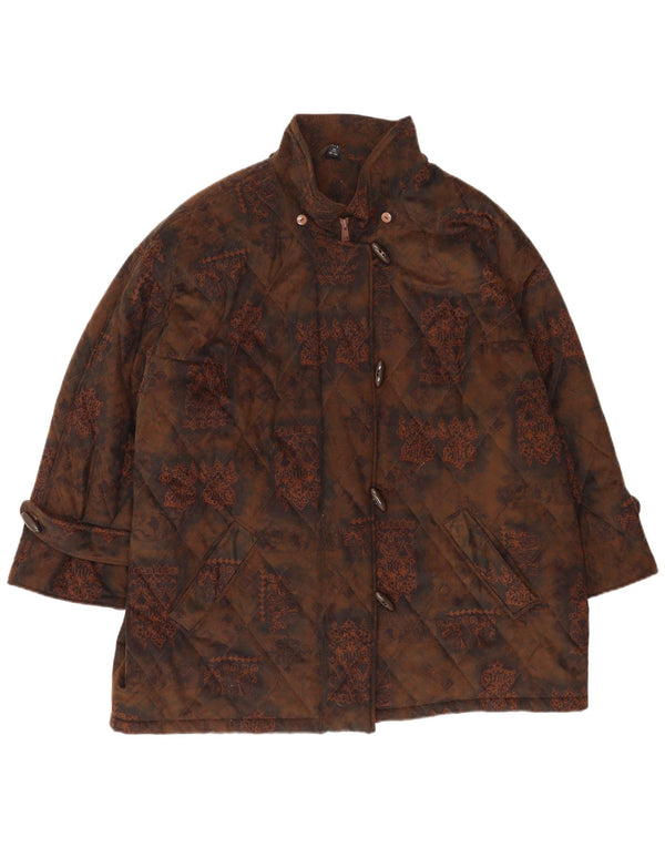 Niedieck γυναικείο μπουφάν UK 24 4XL καφέ Paisley Polyester Classic