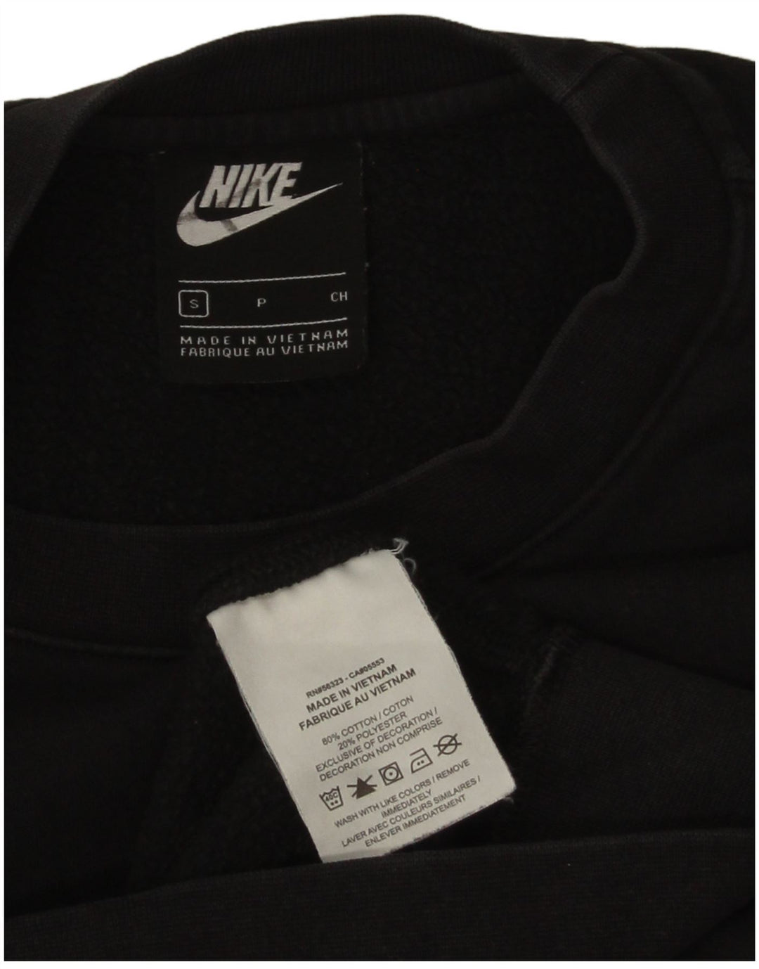 Ανδρικό φούτερ Nike με χαλαρή εφαρμογή, μαύρο βαμβακερό