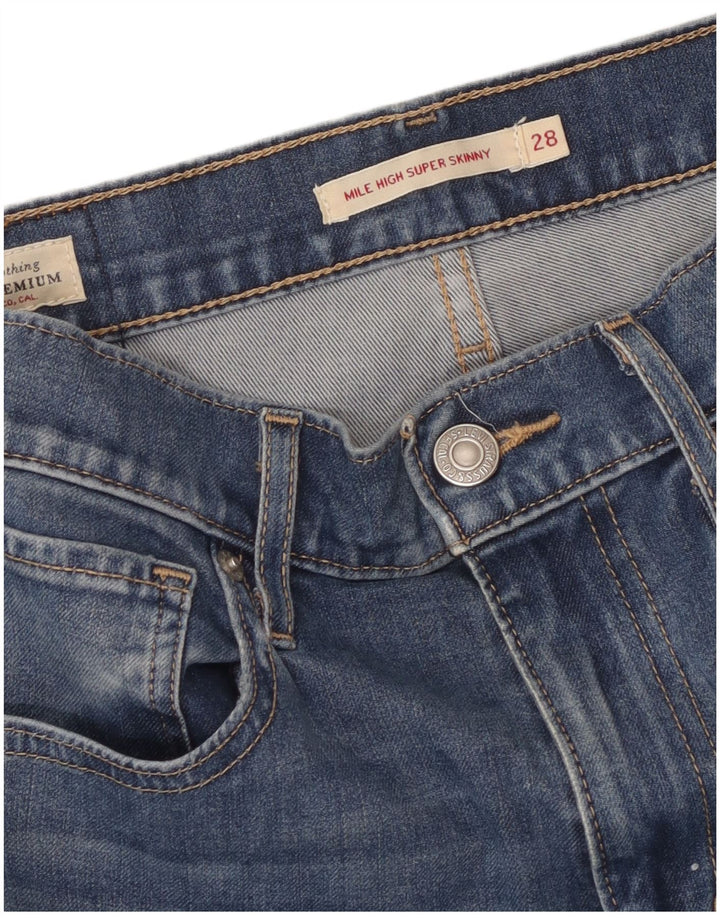 LEVI'S Γυναικείο Μίλι Ψηλόμεσο Skinny Jeans W28 L29 Μπλε