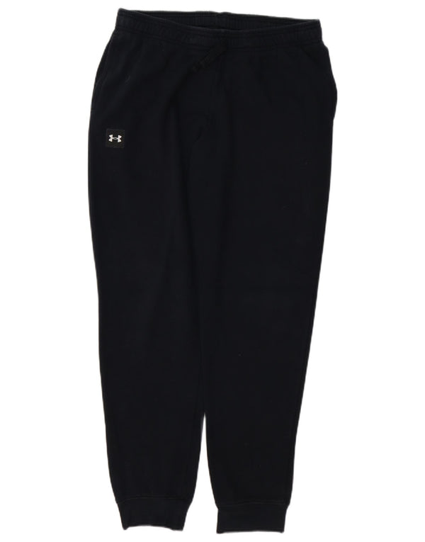 UNDER ARMOR Boys αθλητική φόρμα παντελόνι Joggers 13-14 ετών XL Μαύρο