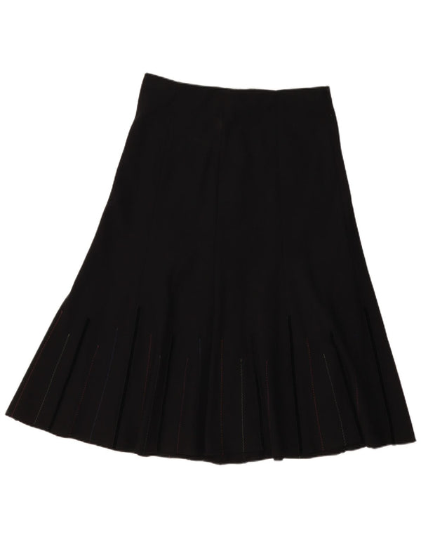 Marks & Spencer Γυναικεία φούστα Α-γραμμής UK 12 Medium W32 Μαύρο Πολυεστέρας