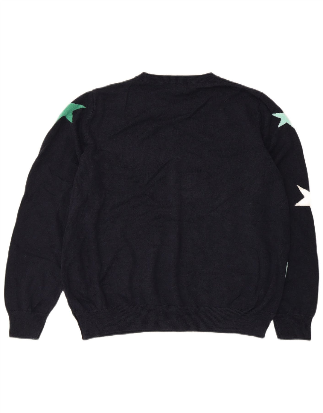 MARKS & SPENCER Γυναικείο πουλόβερ με λαιμό σκάφος UK 18 XL Navy Blue