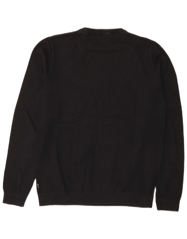 Jack & Jones Ανδρικό πουλόβερ με λαιμόκοψη, μικρό ναυτικό