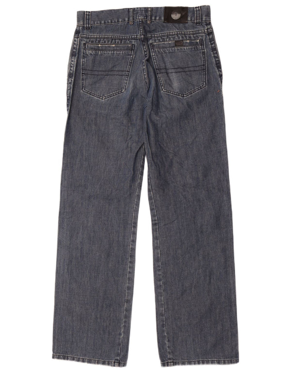 Ανδρικό τζιν Trussardi ίσιο IT 48 Medium W32 L34 Μπλε βαμβακερό
