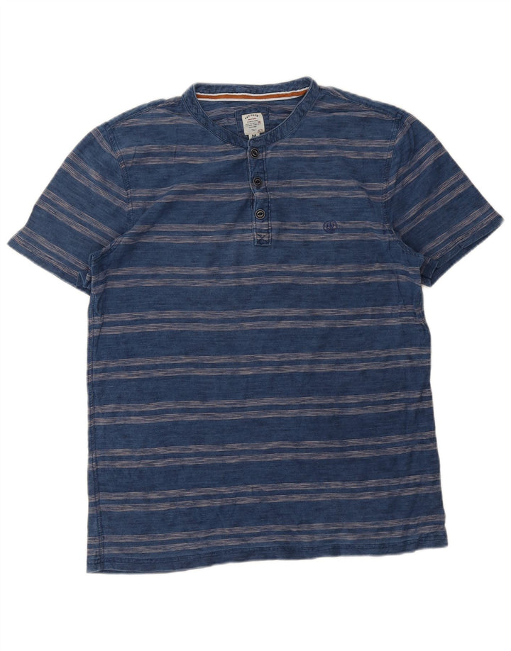 Ανδρικό T-Shirt Fat Face Top Medium Navy Blue ριγέ