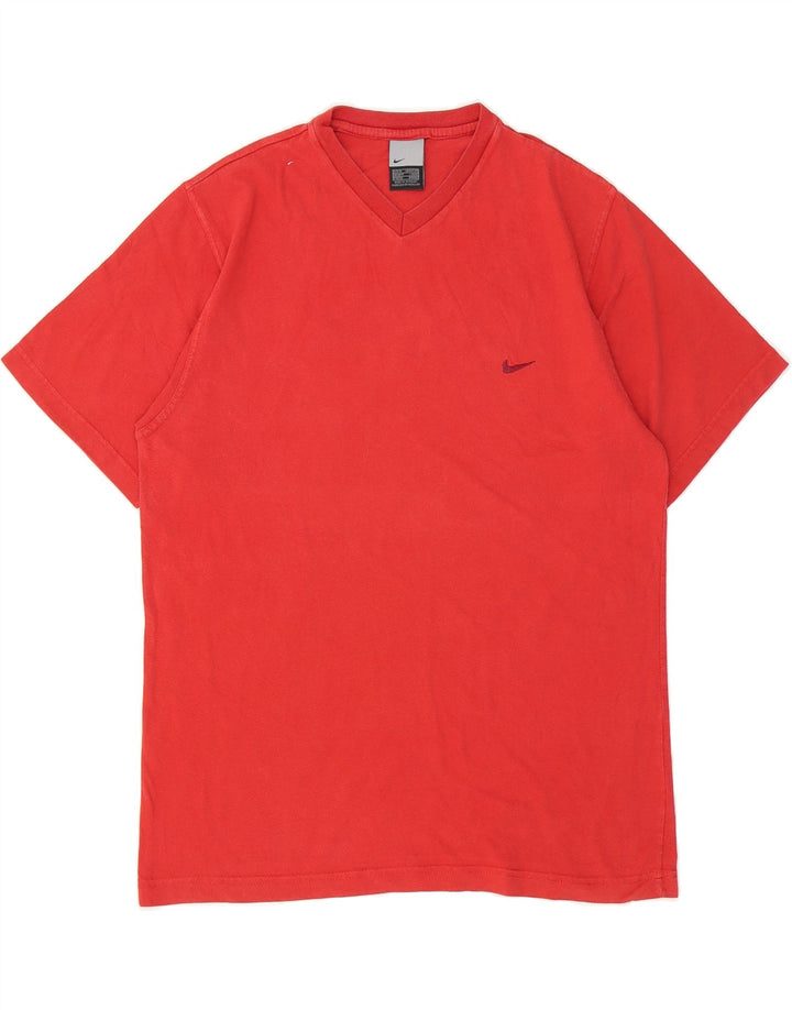 NIKE Mens T-Shirt Top UK 39/41 Medium Red Cotton Vintage Nike and Second-Hand Nike from Messina Hembry 