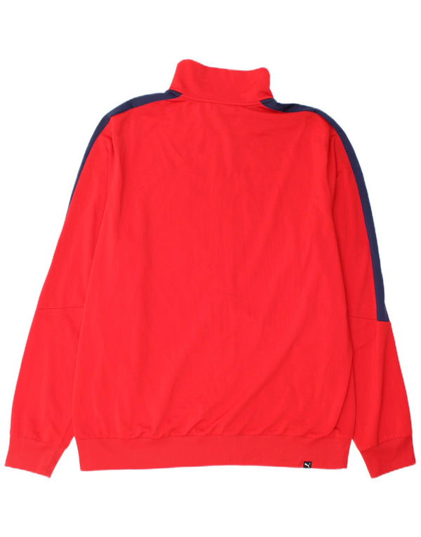 Ανδρική φόρμα Puma Top Jacket XL Red Colourblock Polyester