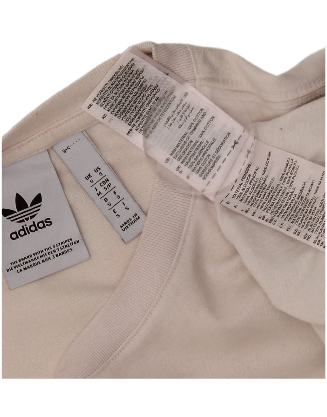 Ανδρικό γραφικό T-Shirt Adidas Top Μικρό λευκό βαμβακερό