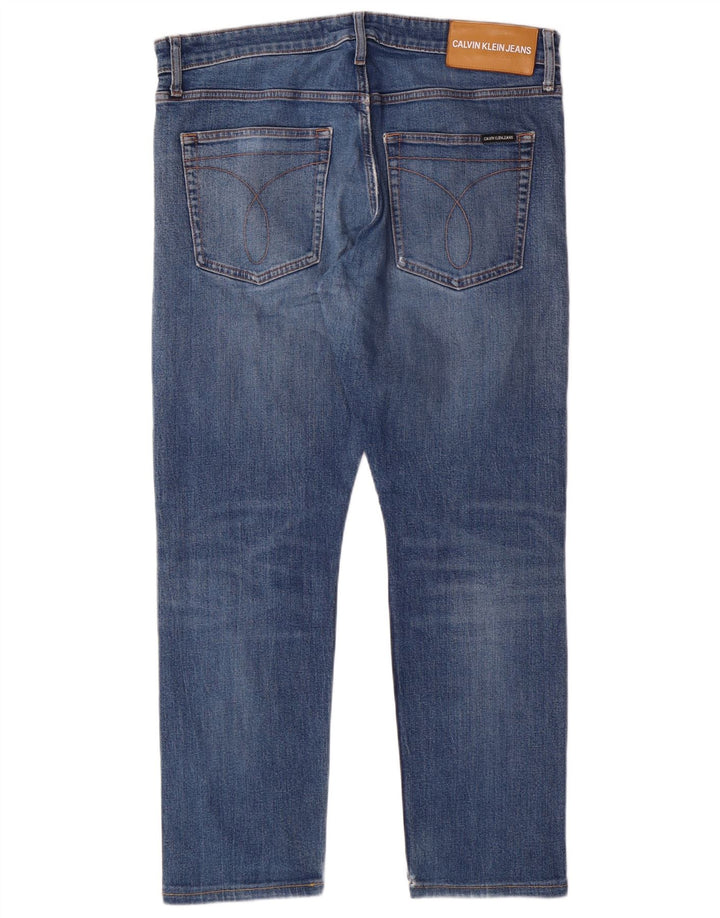 Calvin Klein Ανδρικό Slim Jeans W34 L28 Blue Cotton