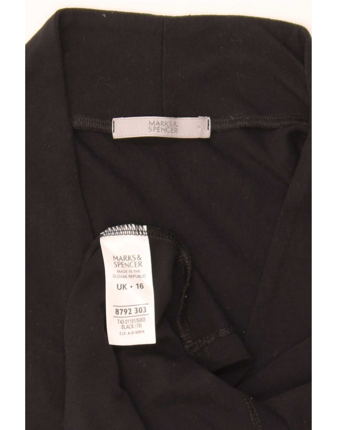 Marks & Spencer Γυναικείο Γιλέκο Τοπ UK 16 Μεγάλη μαύρη βισκόζη