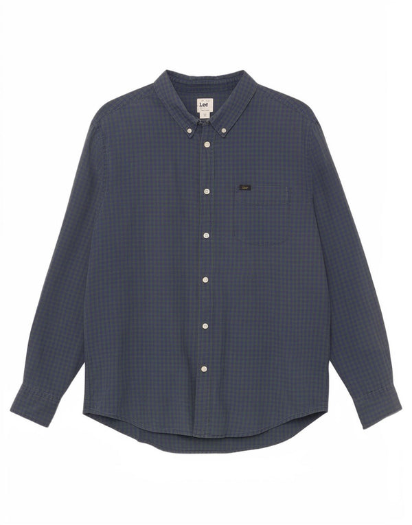 Ανδρικό Lee Checked Classic Fit Shirt XL Green Gingham