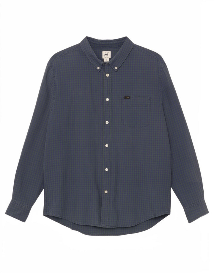 Ανδρικό Lee Checked Classic Fit Shirt XL Green Gingham
