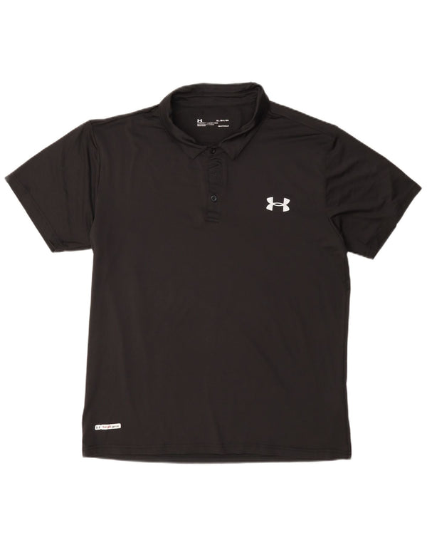 Under Armour Ανδρικό Heat Gear Polo πουκάμισο XL μαύρο πολυεστέρα