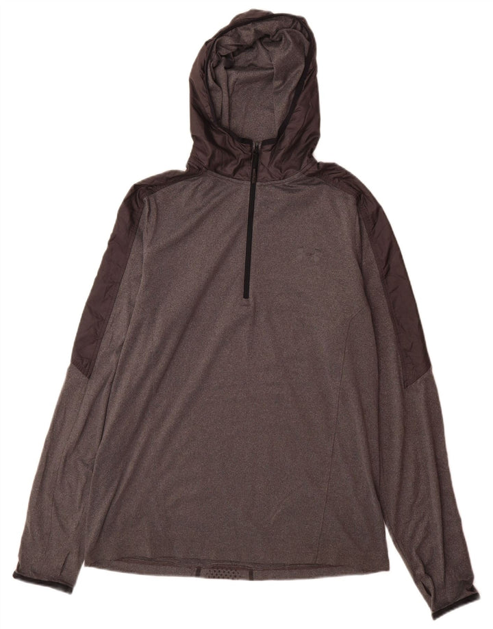 Ανδρική φόρμα πουλόβερ με κουκούλα Under Armour Top Large Grey Colourblock