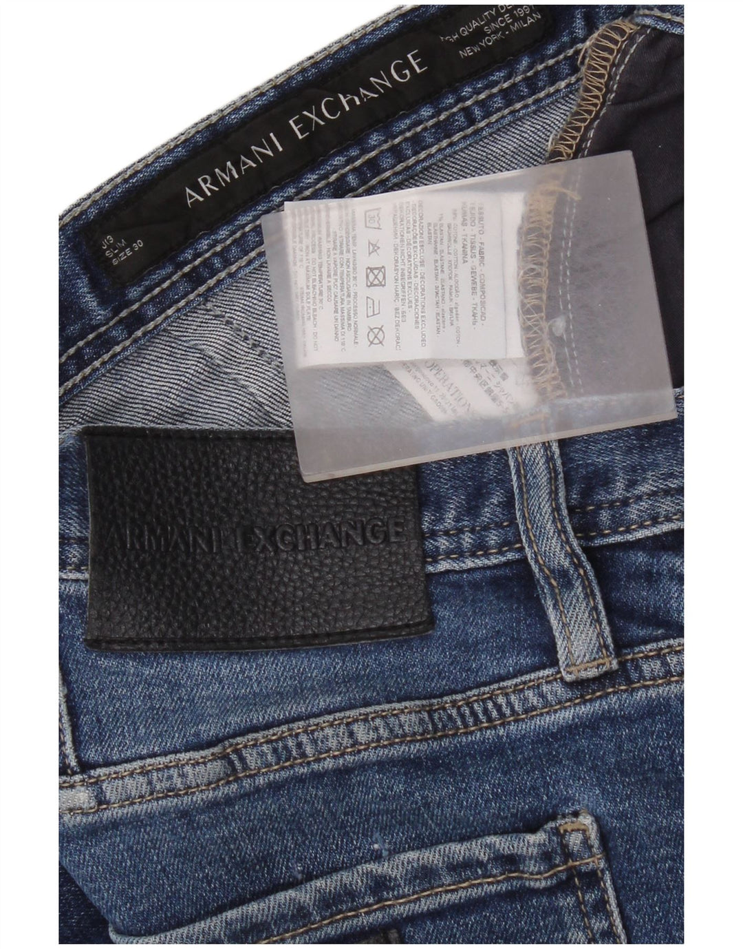 Armani Γυναικείο Slim Jeans W30 L30 Blue Cotton