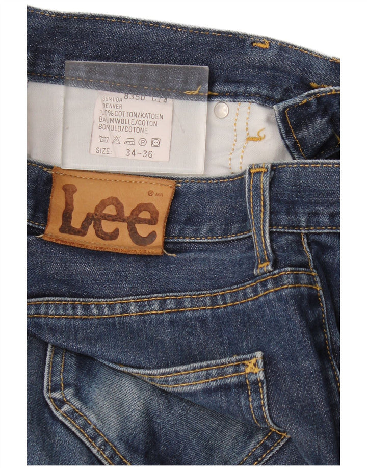 Lee Mens Denver Bootcut Jeans W34 L32 Μπλε βαμβακερό