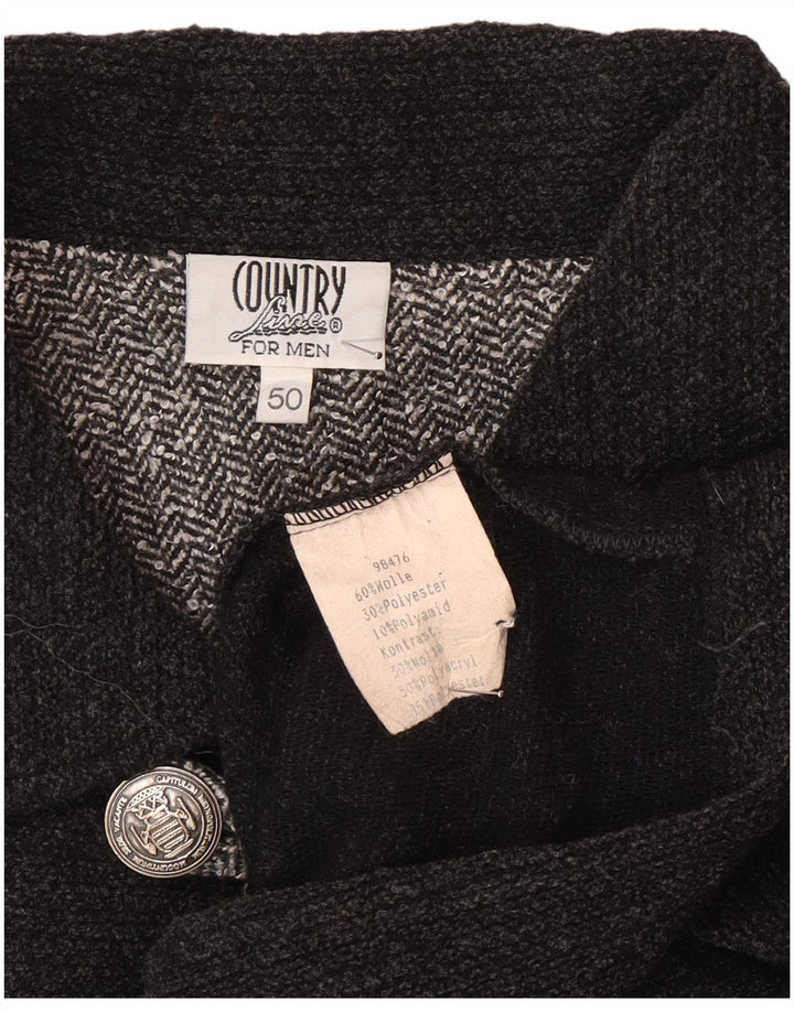 Country Ανδρικό πουλόβερ Polo Neck Jumper IT 50 μεσαίο γκρι μαλλί