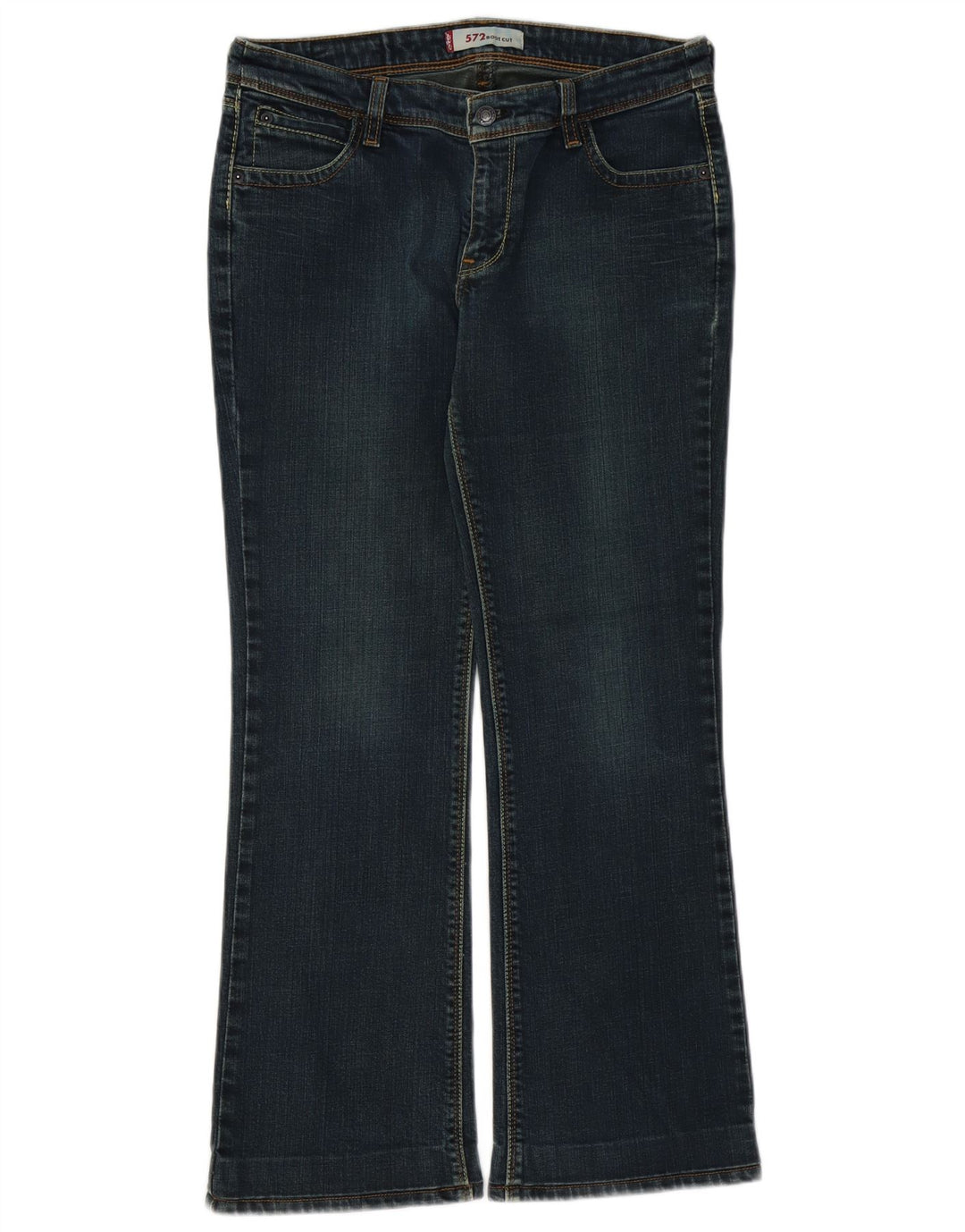 LEVI'S Womens 572 Bootcut Jeans W32 L29 Blue Cotton