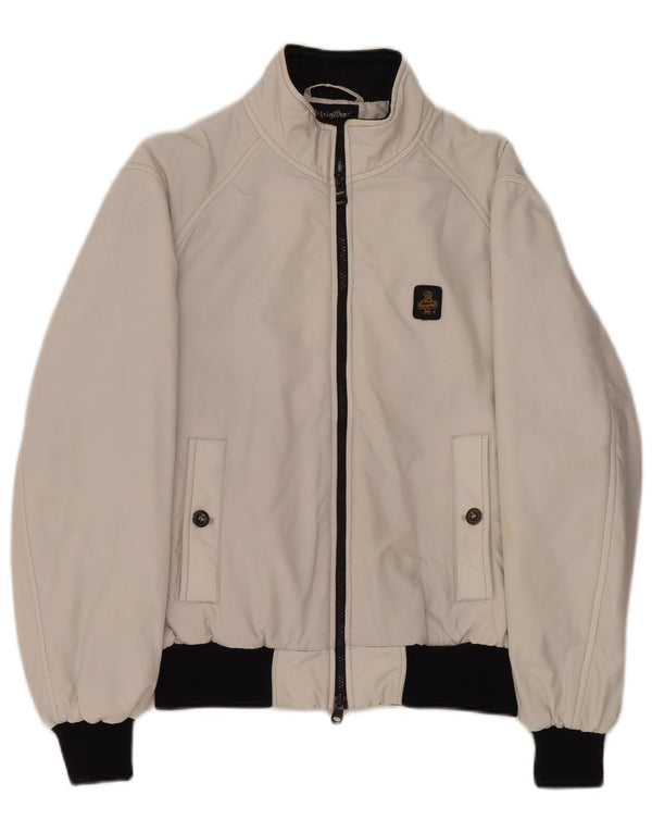 Ανδρικό μπουφάν Refrigiwear Bomber UK 38 Medium Off White Colorblock Polyamide