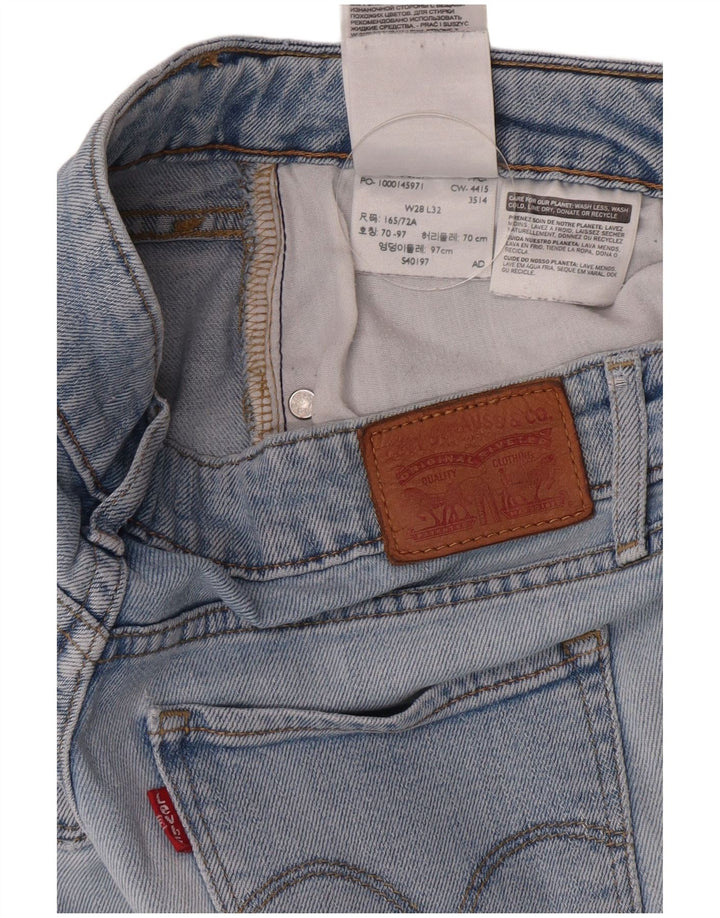 LEVI'S Womens 715 Bootcut Jeans W28 L30 Blue Cotton