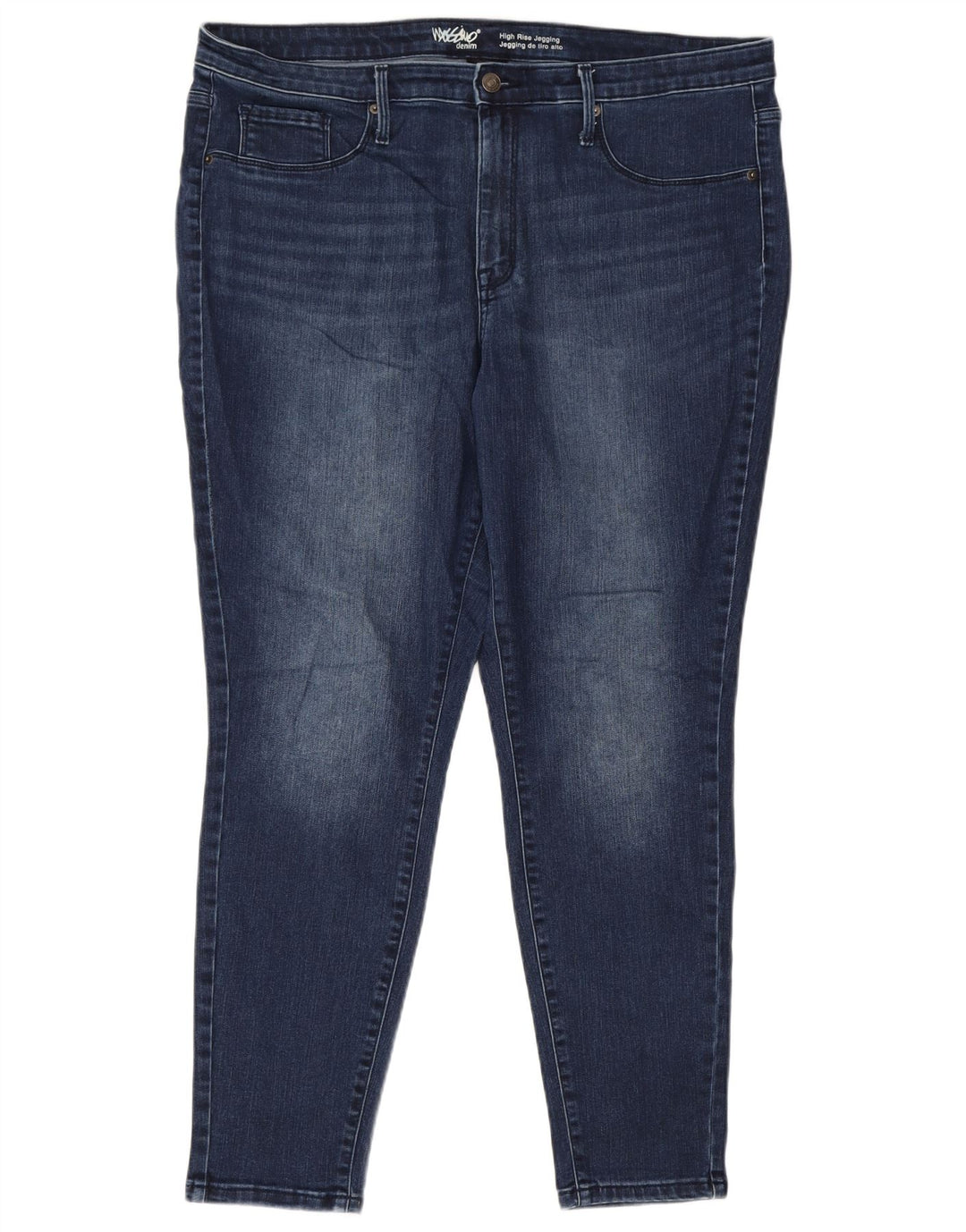 Mossimo γυναικείο ψηλό τζιν τζιν US 18 2XL W40 L28 Μπλε βαμβακερό