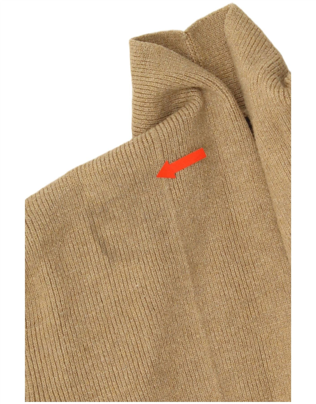Marks & Spencer Γυναικείο ανοιχτό πουλόβερ ζακέτα UK 8 Small Beige Viscose