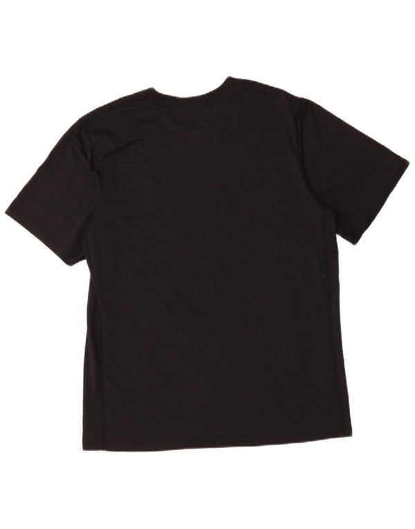 Ανδρικό T-Shirt Nike Dri Fit Top από μεσαίο μαύρο πολυεστέρα