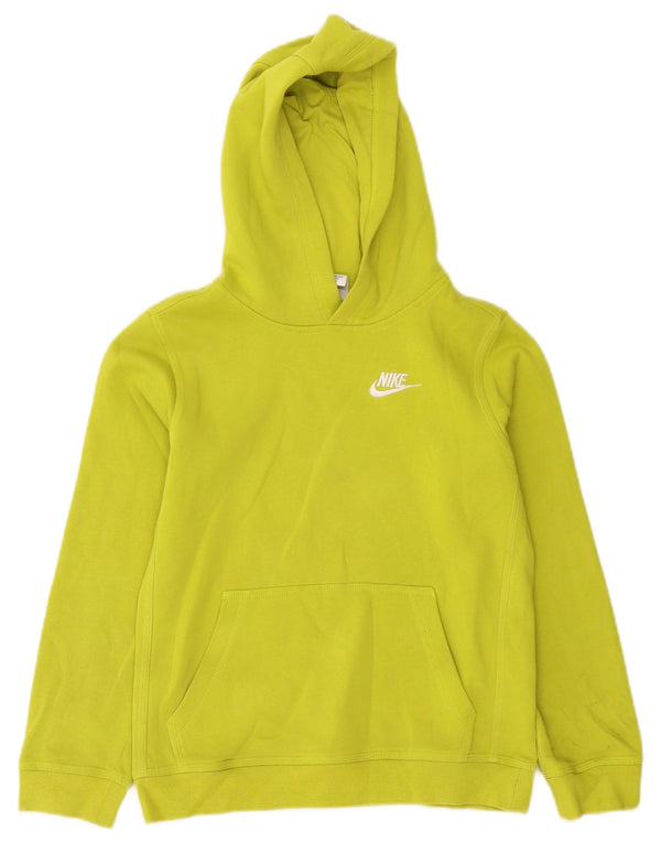 Nike Boys Hoodie Jumper 10-11 ετών, μεσαίο κίτρινο βαμβακερό