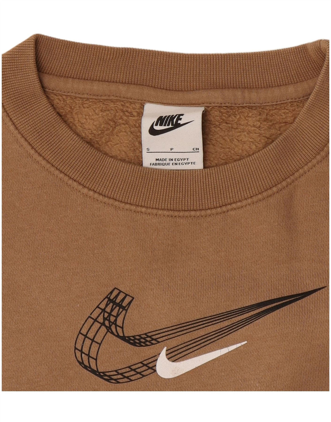 Ανδρικό γραφικό φούτερ Nike Jumper Small Beige