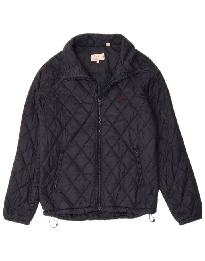 Jack Wills Ανδρικό καπιτονέ μπουφάν UK 38 Medium Navy Blue Nylon