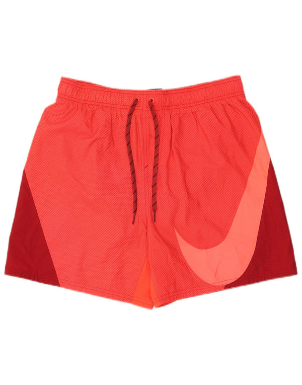 Ανδρικό γραφικό σορτς κολύμβησης Nike σε μεσαίο κόκκινο χρώμα από πολυεστέρα