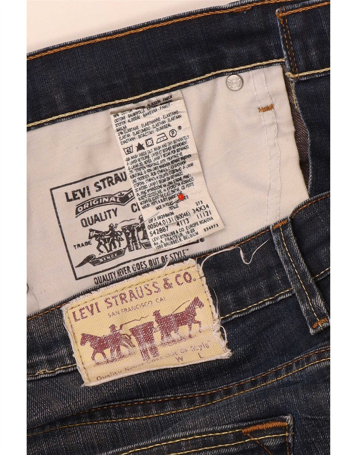 Ανδρικό τζιν Levi's Straight W34 L29 Μπλε βαμβακερό