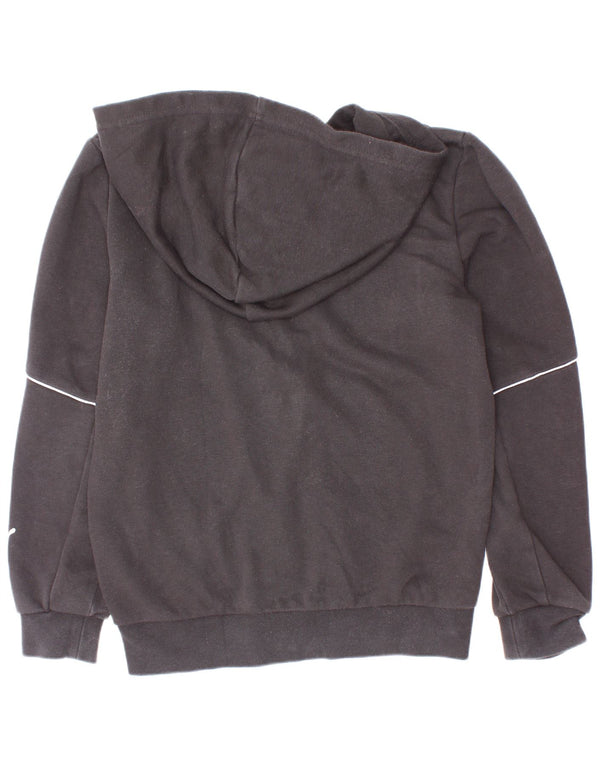 Πουλόβερ Puma Boys Graphic Zip Hoodie 9-10 ετών Μαύρο βαμβακερό