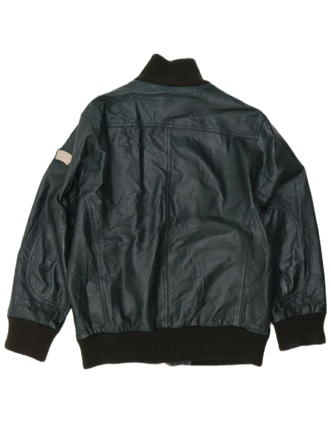 Ανδρικό Δερμάτινο Μπουφάν Williams Wilson UK 40 Large Green Leather