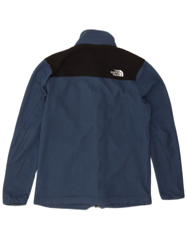 The North Face Ανδρικό Fleece Jacket UK 36 Small Blue Colorblock Polyester