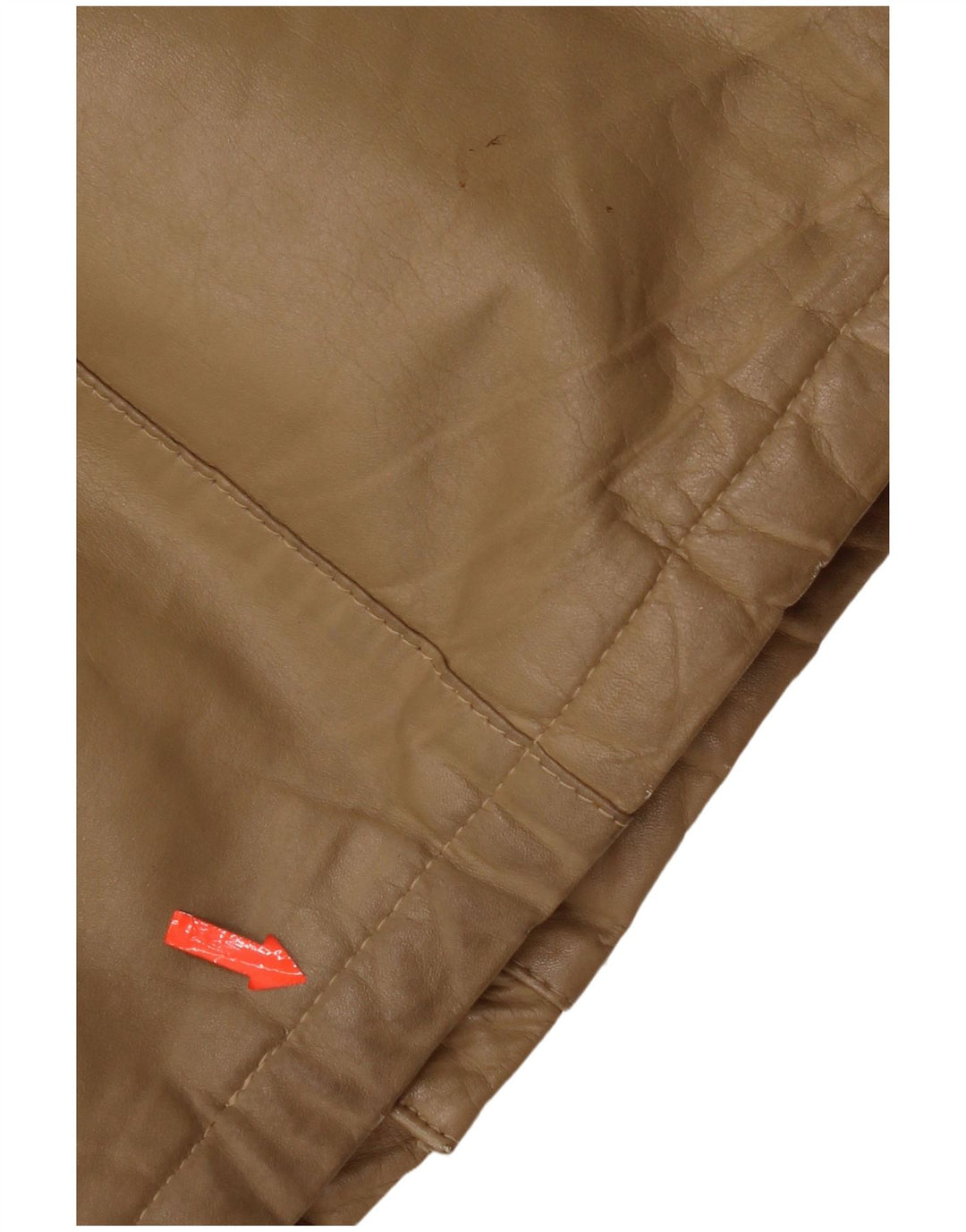Vintage Ανδρικό Δερμάτινο Μπουφάν IT 48 Medium Beige Leather