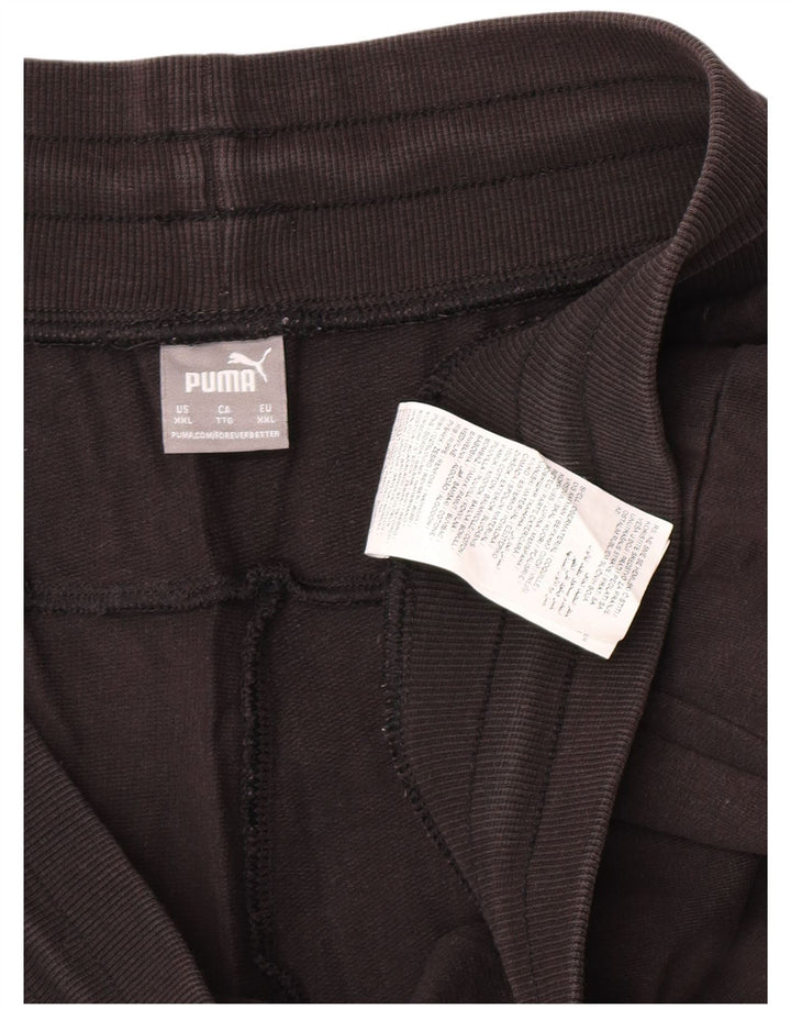 Γυναικείο γραφικό αθλητικό σορτς Puma 2XL μαύρο βαμβακερό