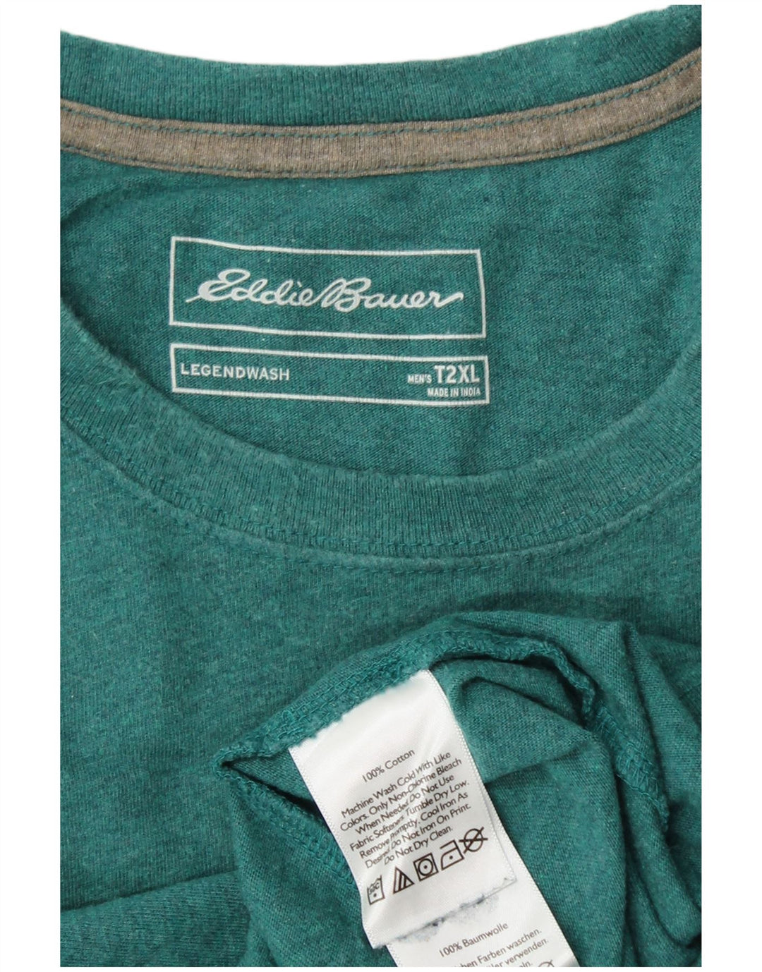 EDDIE BAUER Ανδρικό T-Shirt Top 2XL Πράσινο βαμβακερό