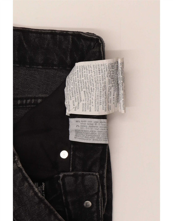 Zara Γυναικεία Μίνι Τζιν Φούστα Μικρή W26 Γκρι Βαμβακερή
